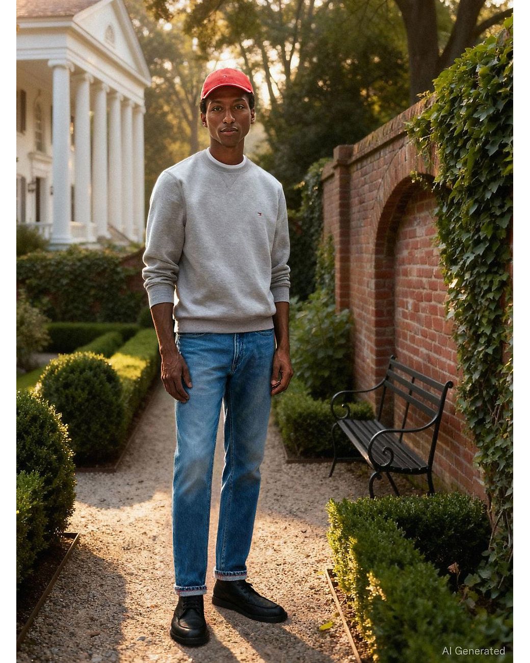 Tommy Hilfiger Gray Fleece Crew Neck Sweatshirt for men
