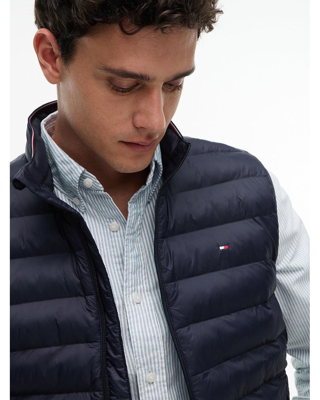 Tommy Hilfiger Blue Packable Quilted Gilet for men
