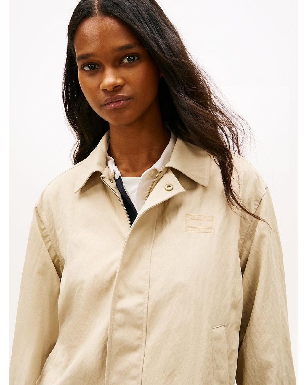 Veste De Coach Tommy Badge Déperlante Tommy Hilfiger en coloris Blue