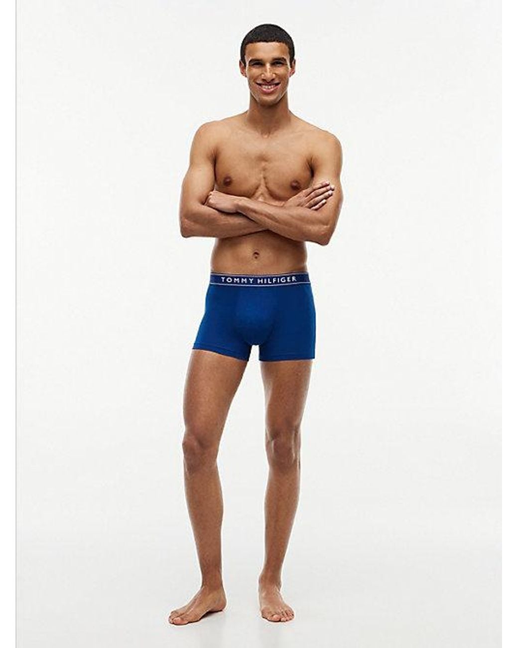 Tommy Hilfiger Multicolor 5 Pack Essential Logo Waistband Trunks for men
