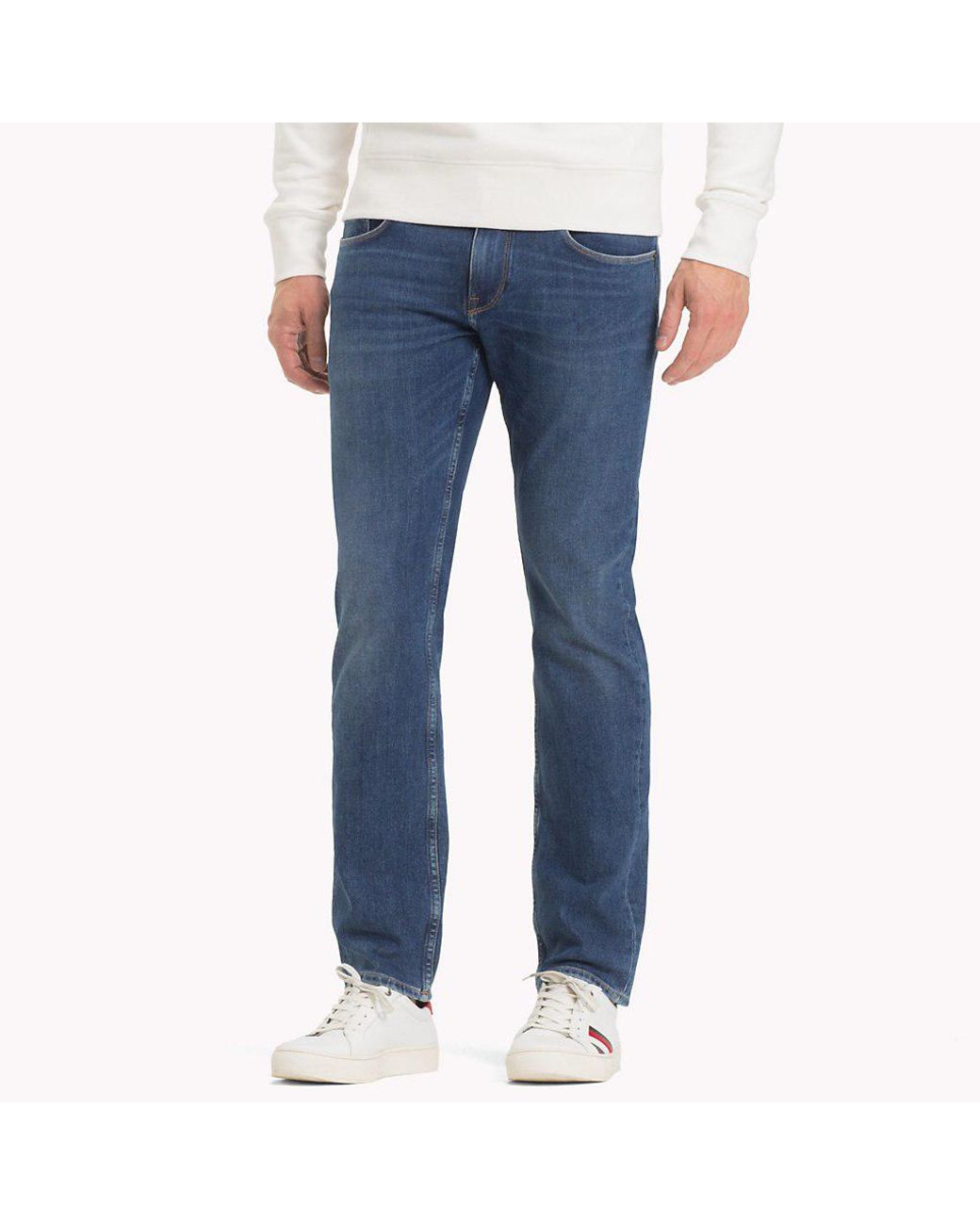 Denton Stretch Straight Fit Jeans 
