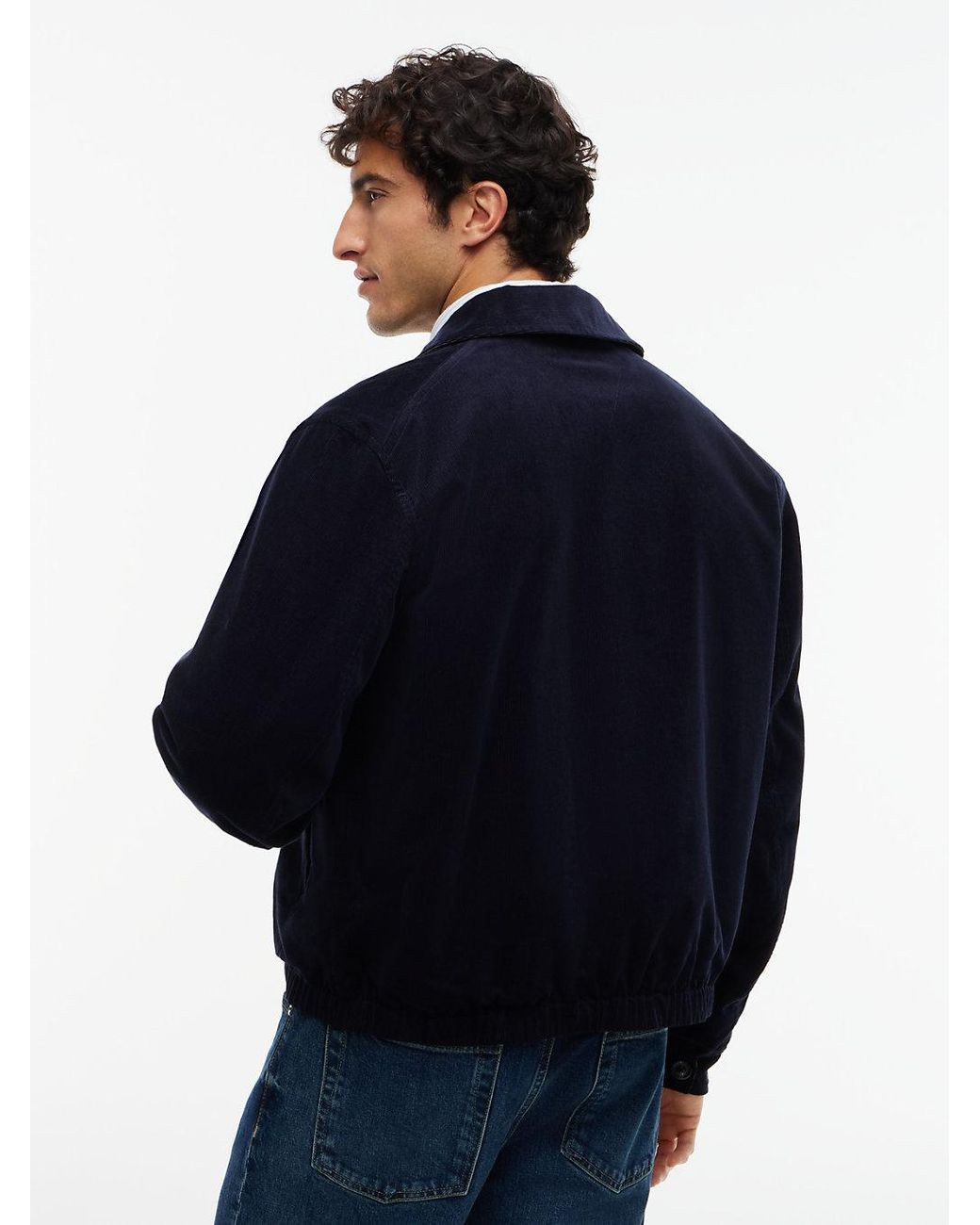 Tommy Hilfiger Blue Reversible Corduroy Ivy Jacket for men