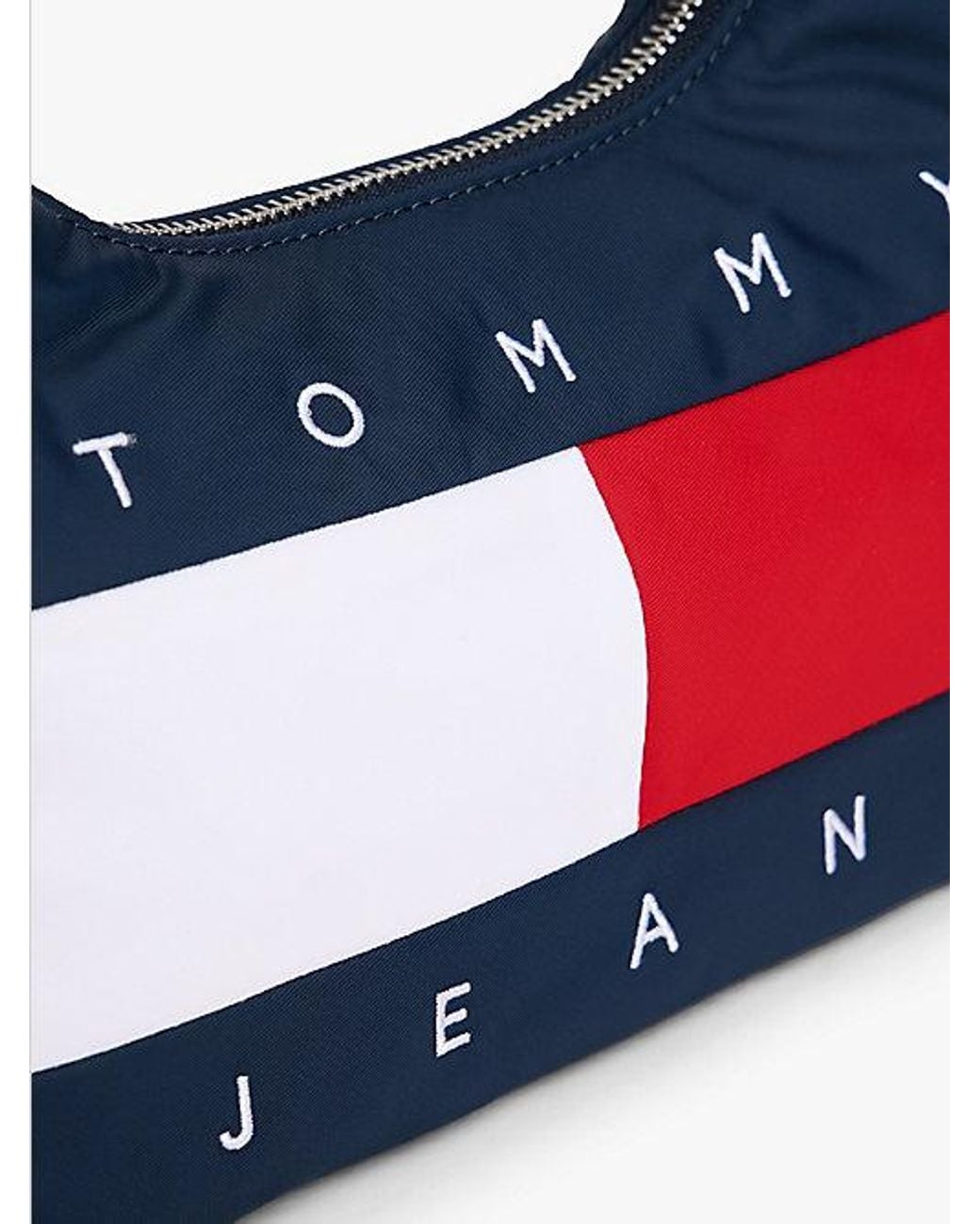 Tommy Hilfiger Blue Archive Logo Shoulder Bag