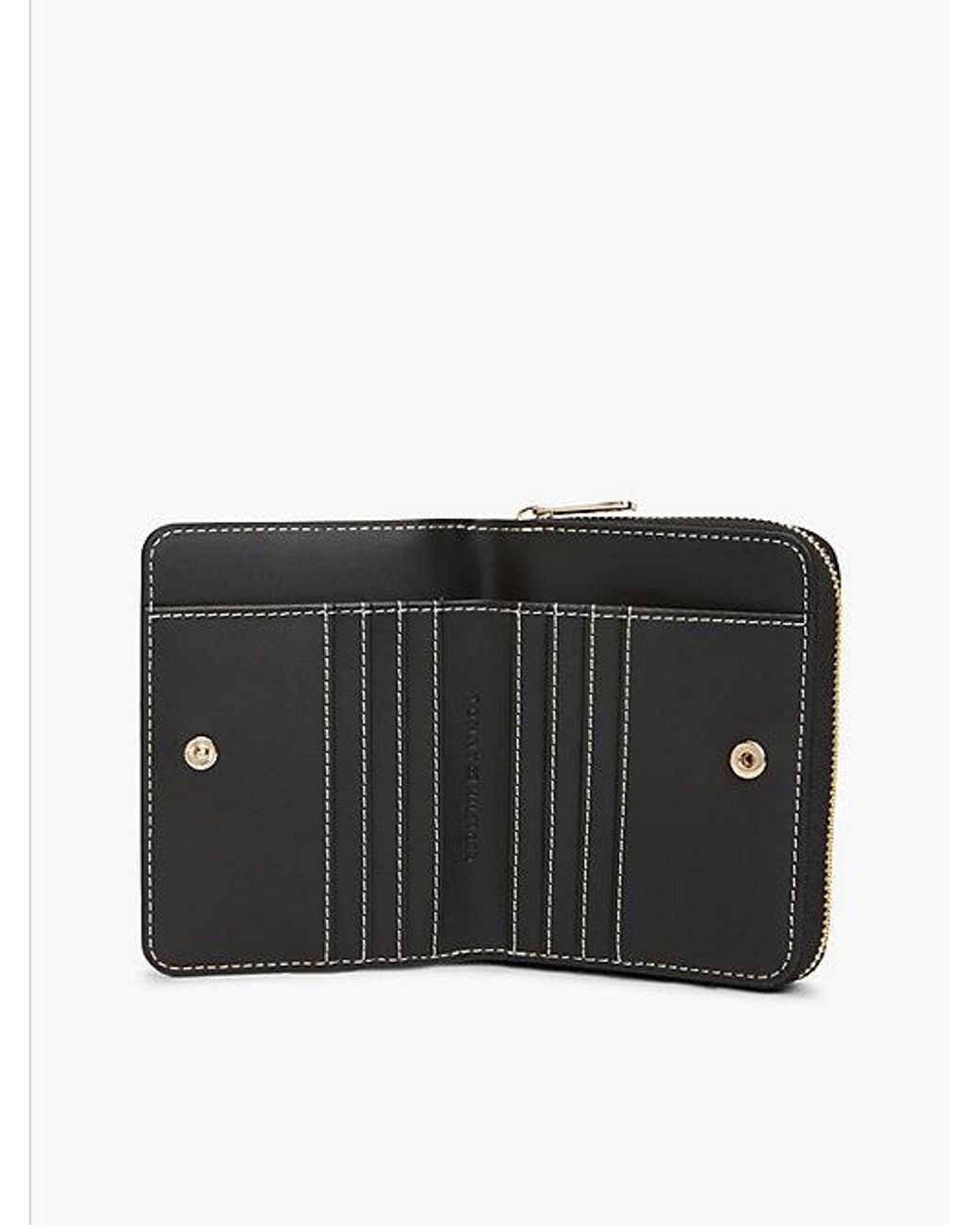 Tommy Hilfiger Brown Hilfiger Icon Print Zip Around Wallet