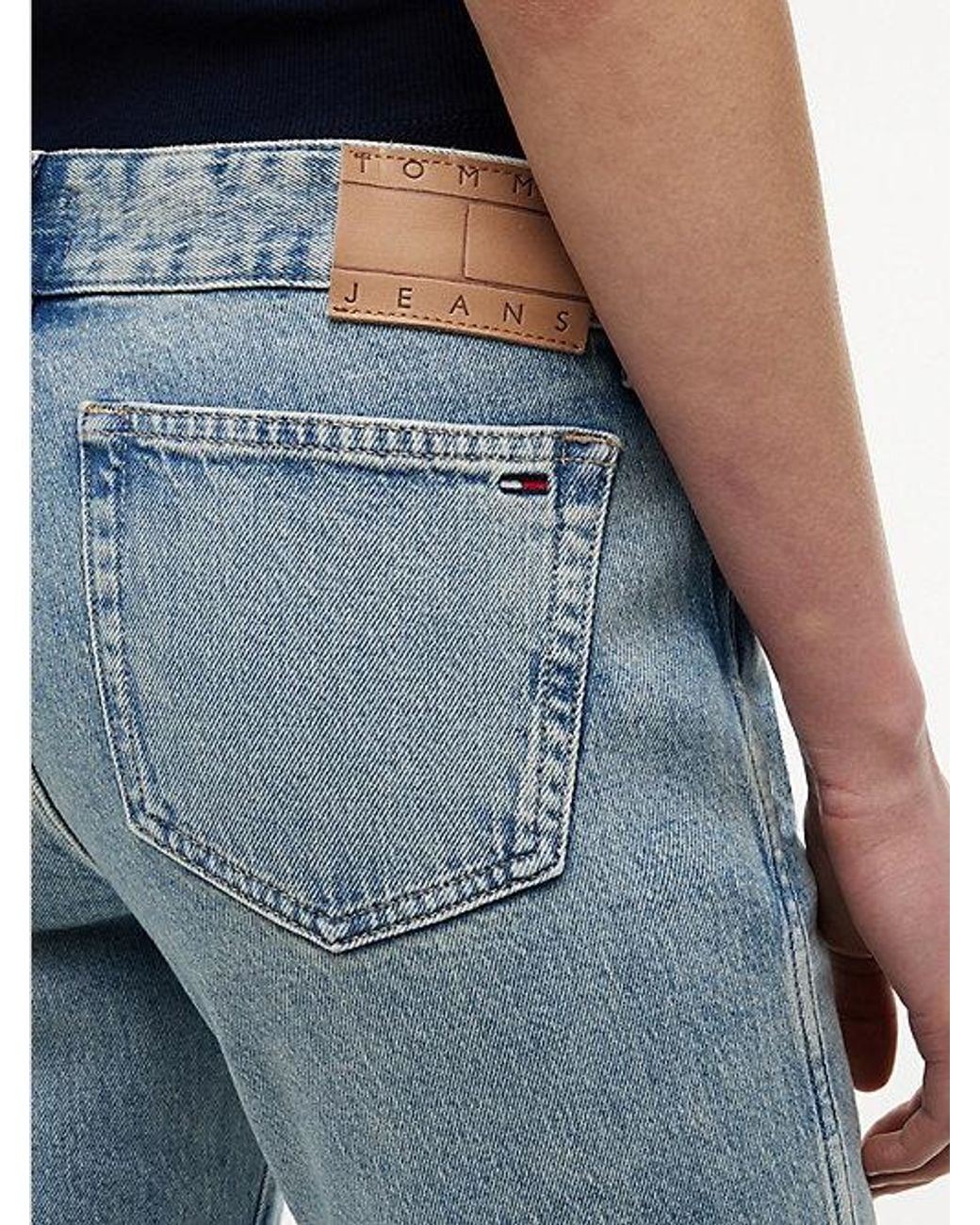 Tommy Hilfiger Blue Faded Low Rise Bootcut Jeans