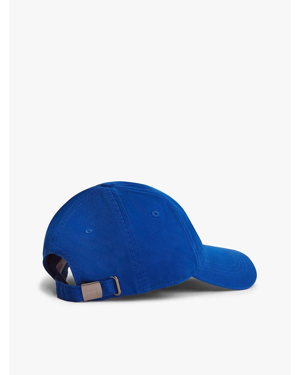 Tommy Hilfiger Blue Hilfiger Flag Embroidery Baseball Cap for men