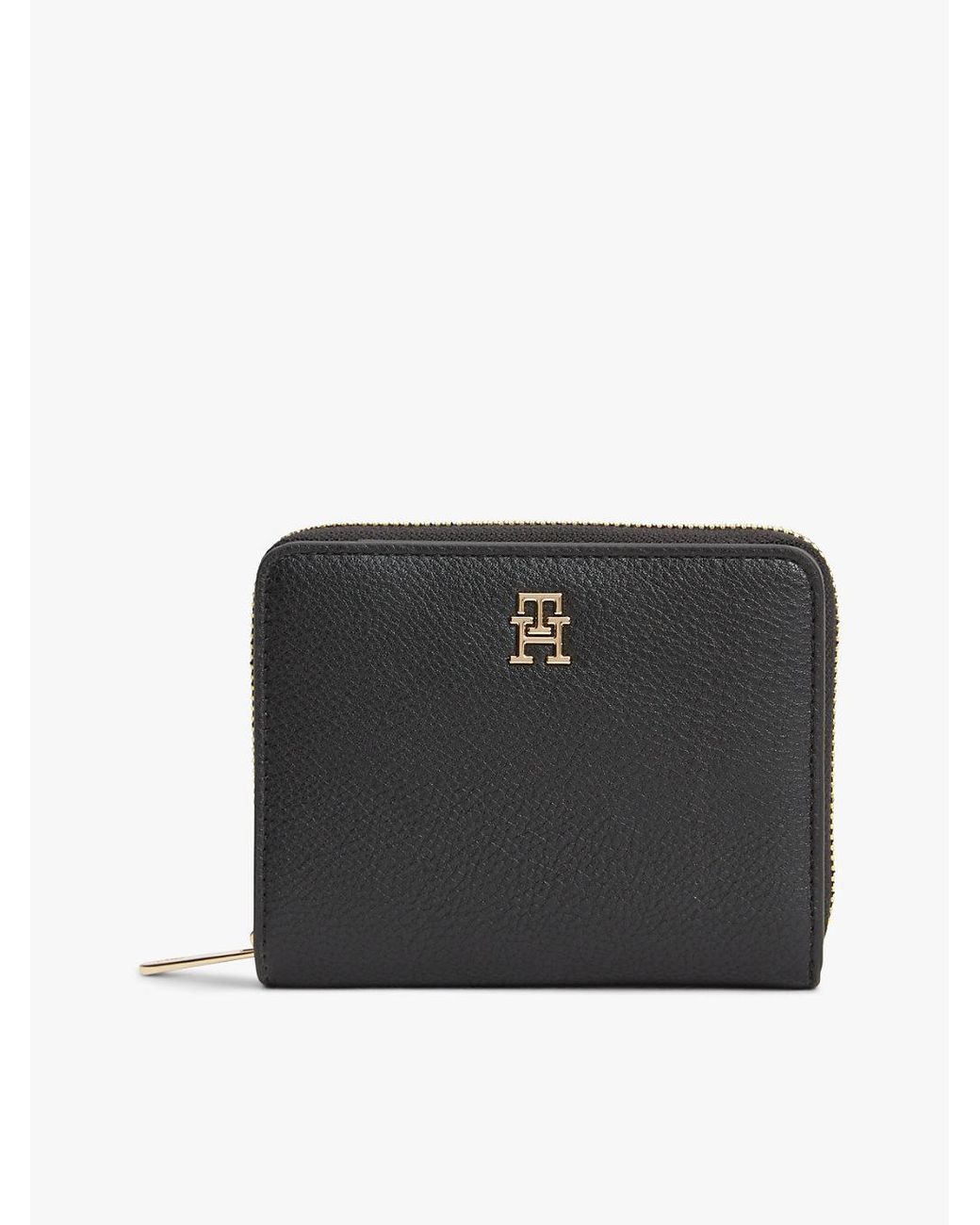 Tommy Hilfiger Black Hilfiger Icon Zip-around Flap Wallet