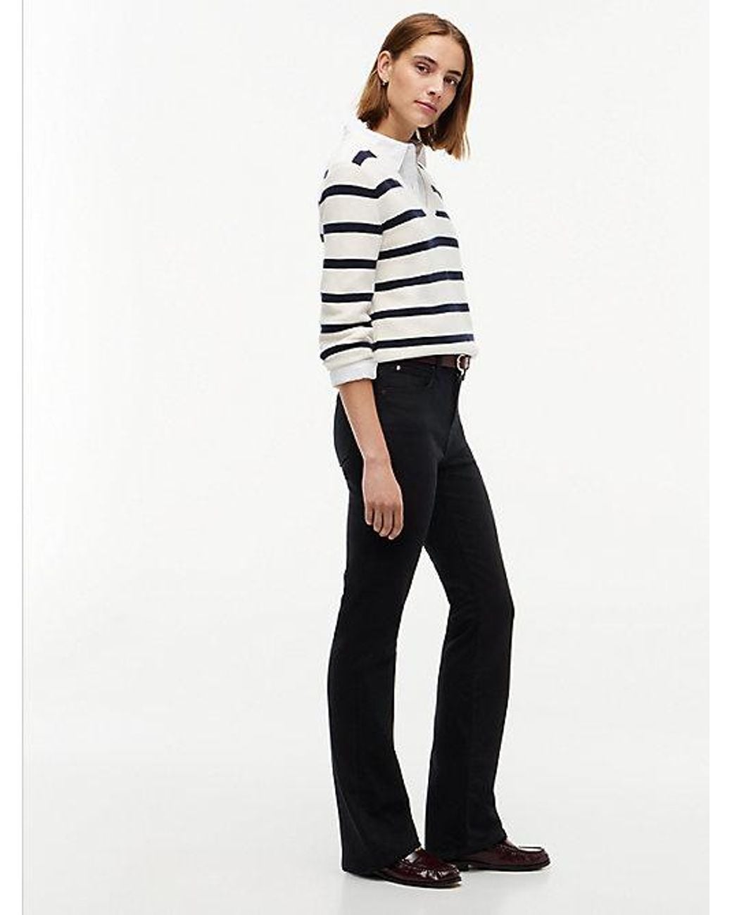 Tommy Hilfiger Black Skye Mid Rise Bootcut Jeans