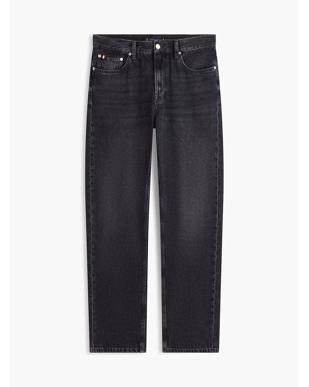 Tommy Hilfiger Blue Dover Whiskered Regular Straight Leg Jeans for men