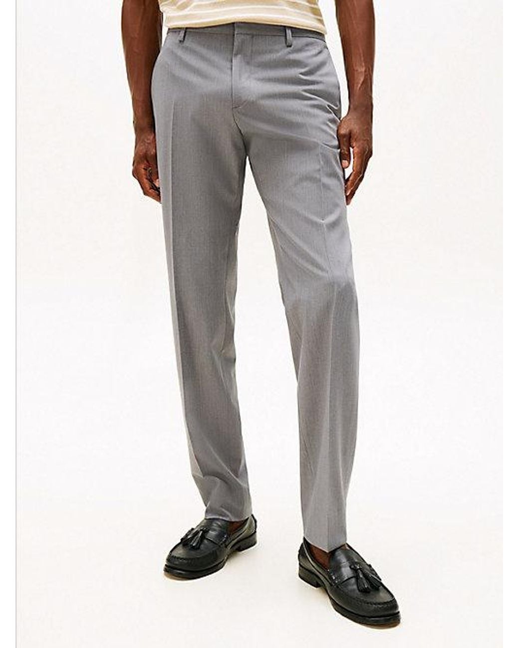 Tommy Hilfiger White Twill Suit With Wool for men