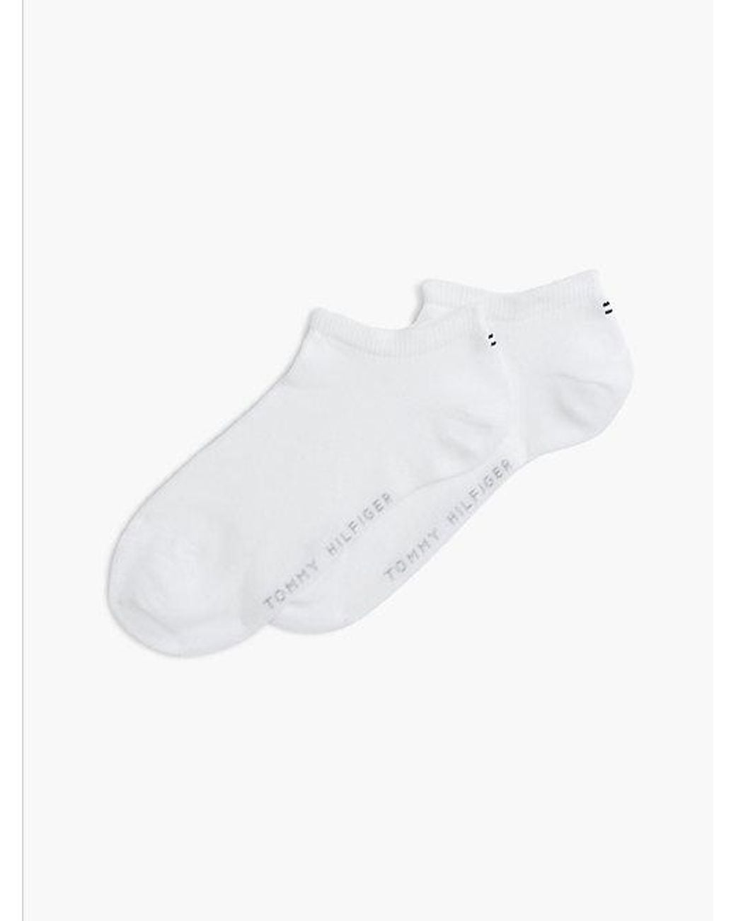 Tommy Hilfiger White 2 Pack Trainer Socks