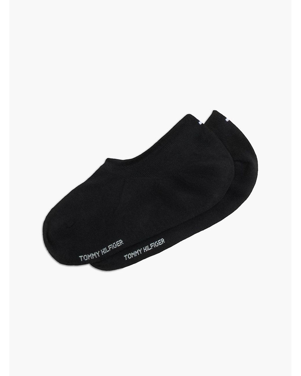 Tommy Hilfiger Black 2-pack Footie Socks