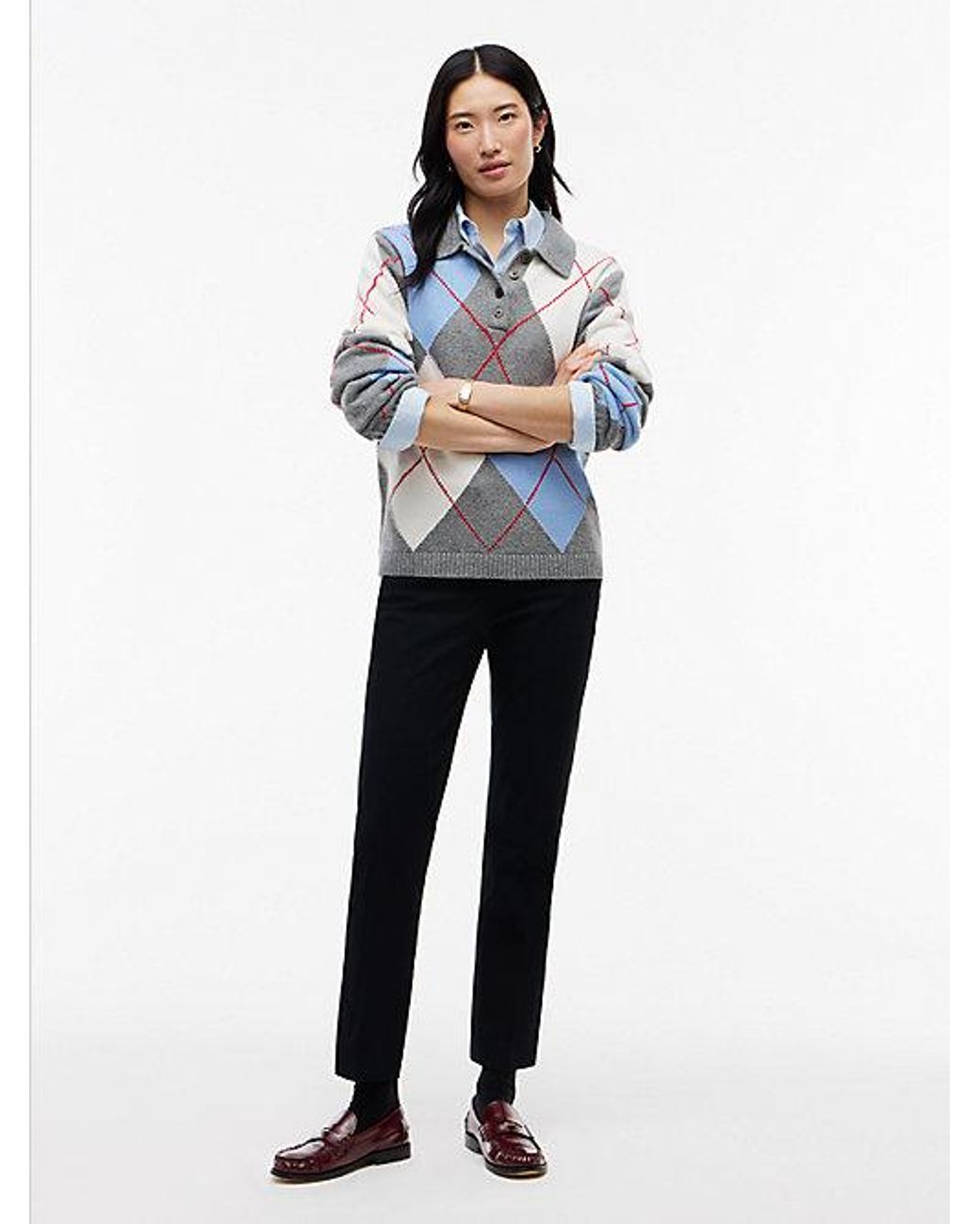 Tommy Hilfiger Blue Extra Slim Gabardine Trousers