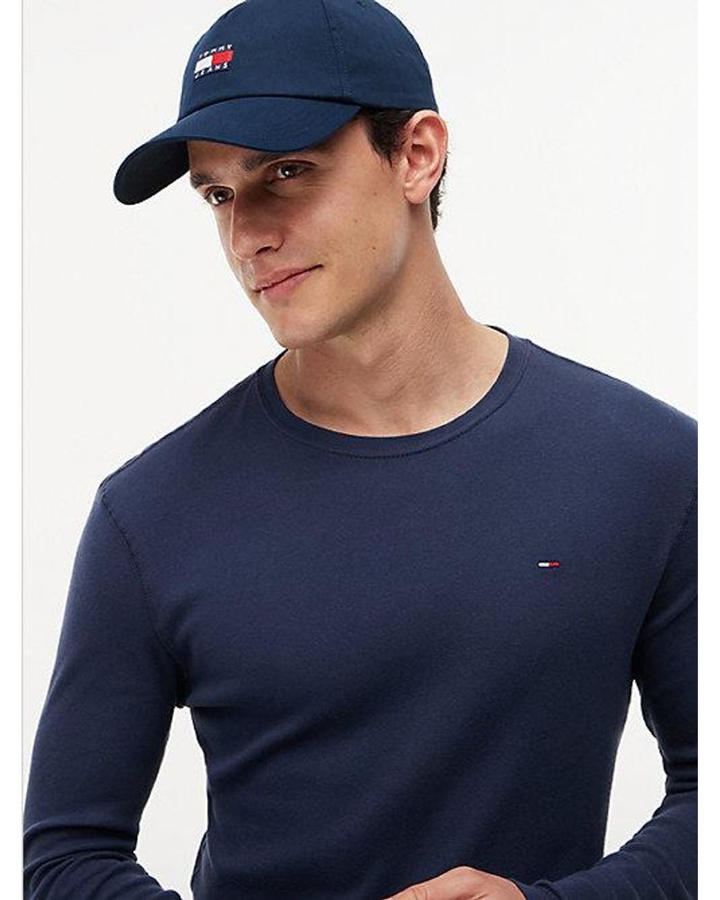 Tommy Hilfiger Blue Long Sleeve Slim Fit T-Shirt for men