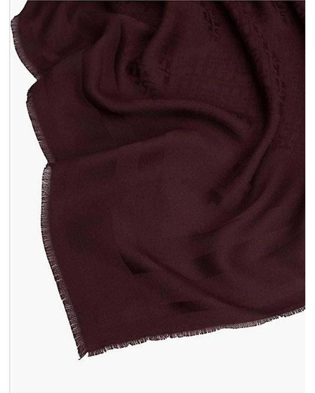 Tommy Hilfiger Purple Tonal Th Monogram Scarf