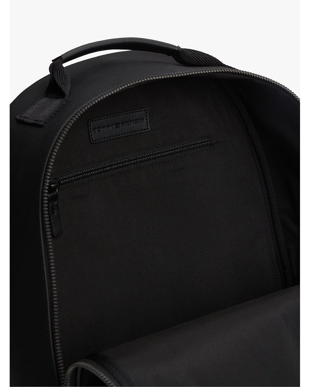 Zaino Con Patch Logo di Tommy Hilfiger in Black da Uomo