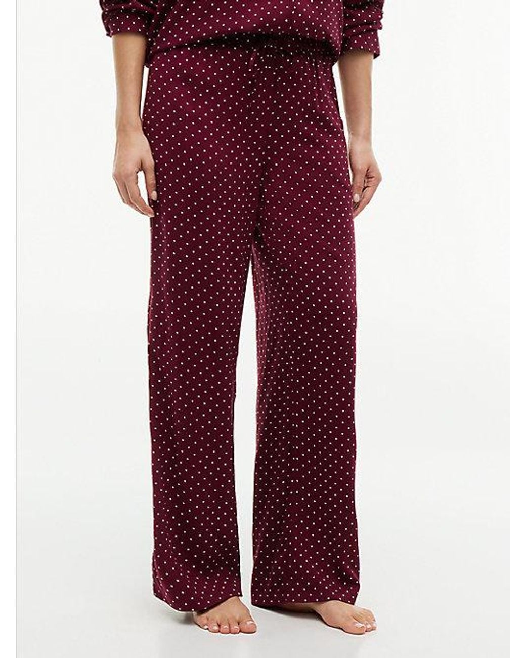Tommy Hilfiger Red Essential Relaxed Drawstring Pyjama Bottoms