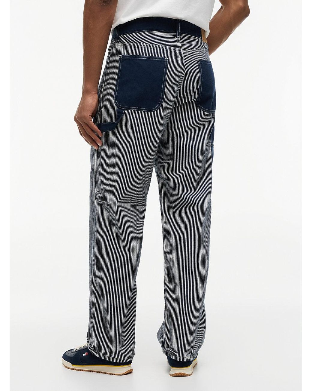 Tommy Hilfiger Blue Jaimie Relaxed Straight Carpenter Jeans for men