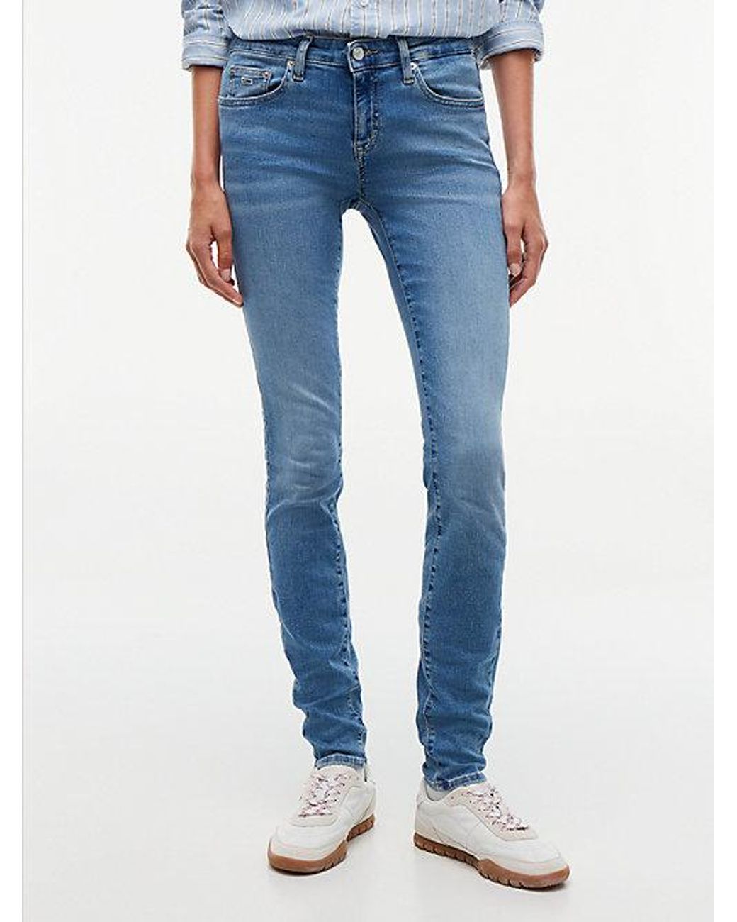 Tommy Hilfiger Blue Low Rise Skinny Jeans