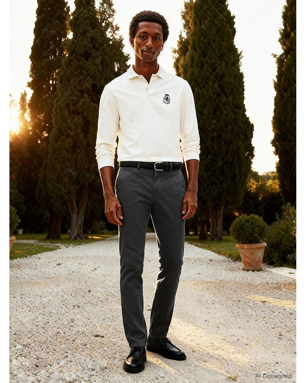 Tommy Hilfiger Blue Bleecker Slim Fit Chinos for men
