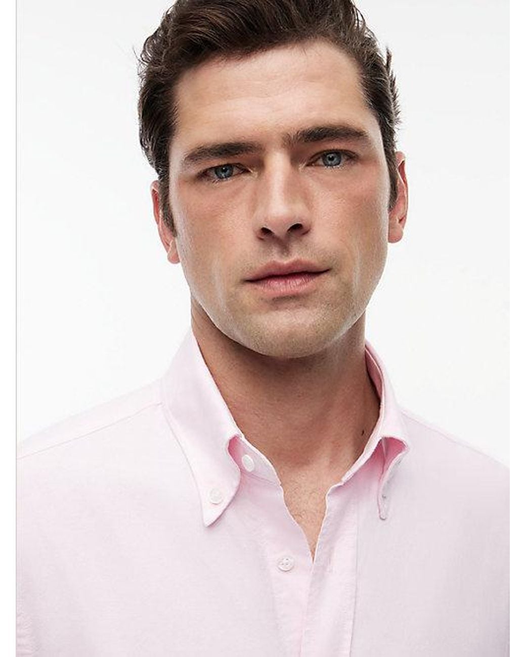 Tommy Hilfiger White New York Label Regular Fit Oxford Shirt for men