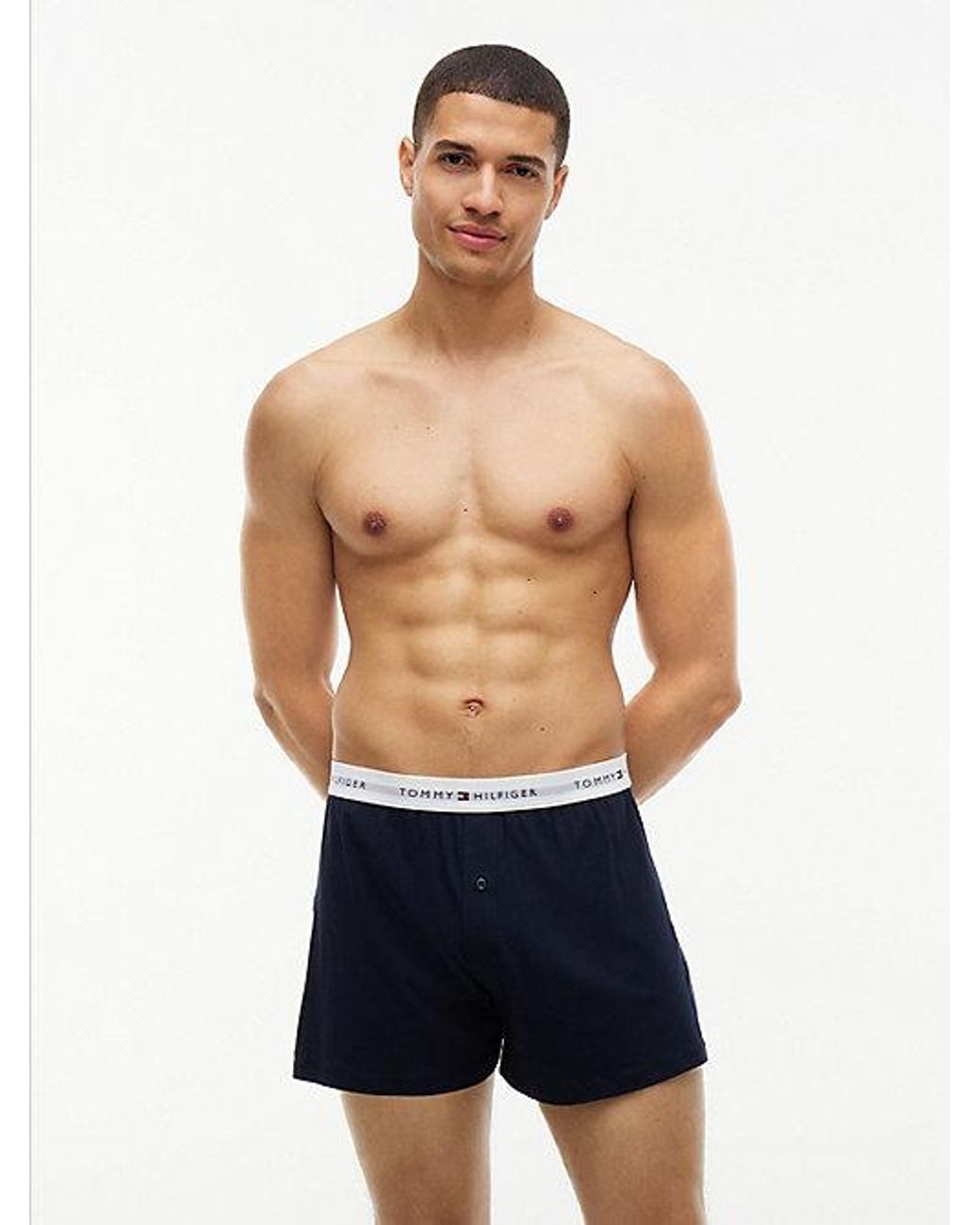 Tommy Hilfiger Red 2 Pack Signature Logo Print Loose Boxer Shorts for men