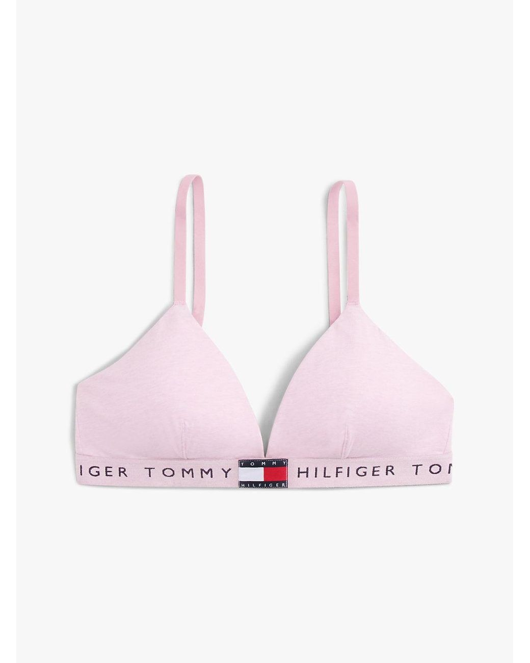 Soutien-Gorge Triangle Heritage Rembourré Tommy Hilfiger en coloris Pink
