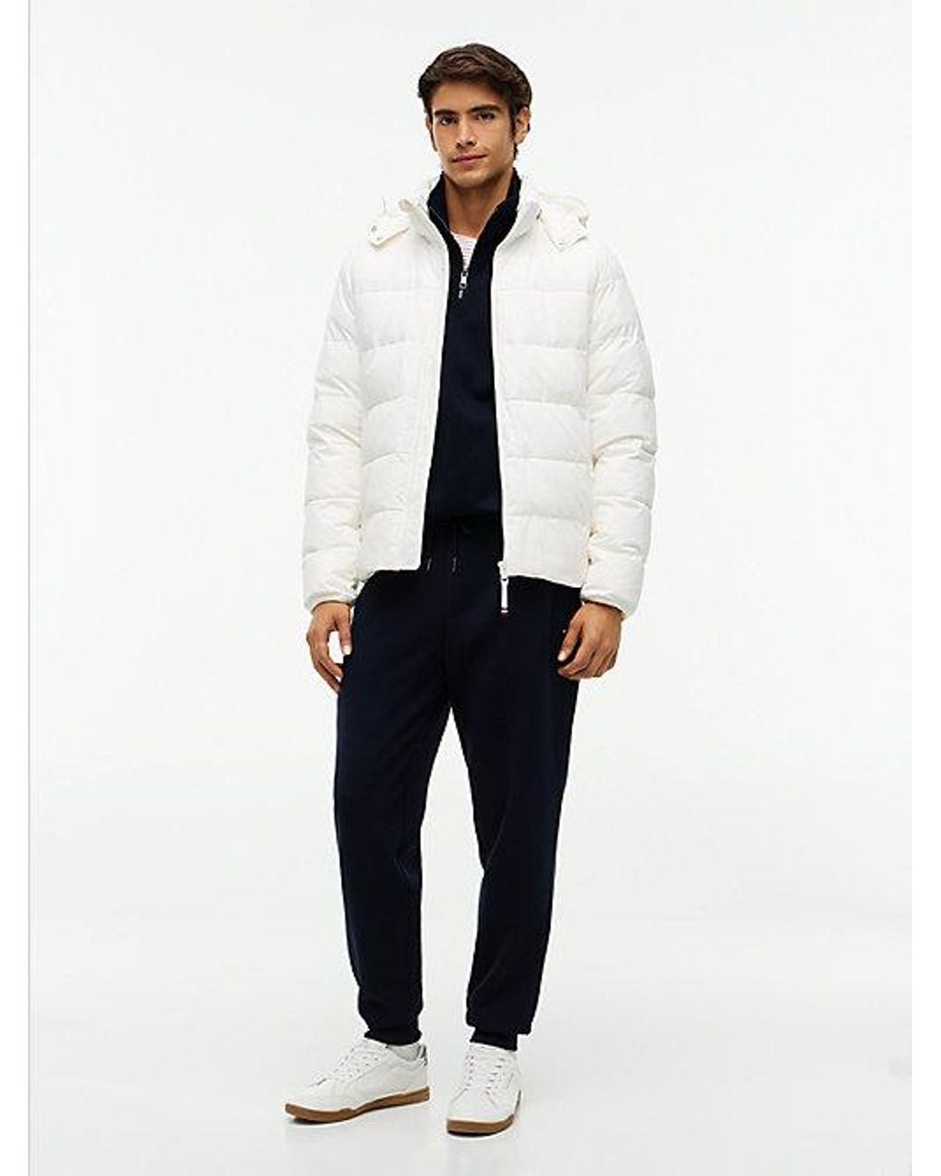 Tommy Hilfiger Blue Intechno Knit Cuffed Joggers for men