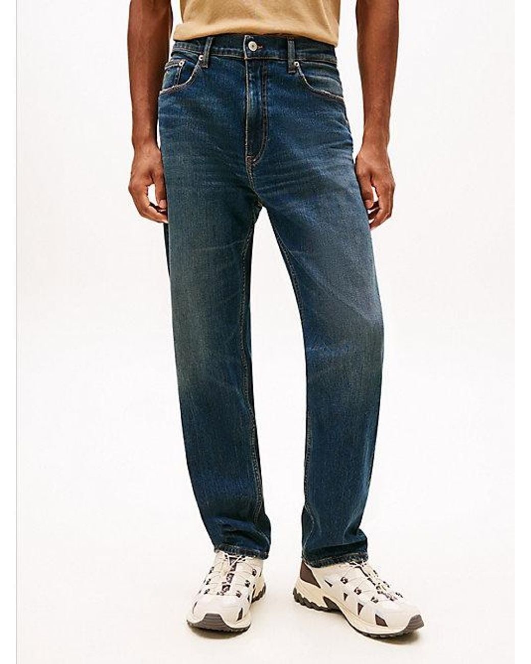 Tommy Hilfiger Blue Sonny Faded Regular Tapered Leg Jeans for men