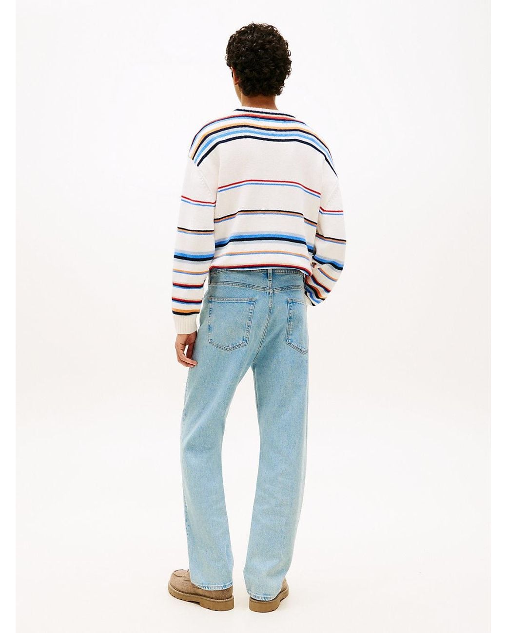 Tommy Hilfiger Blue Otis Faded Regular Straight Leg Jeans for men