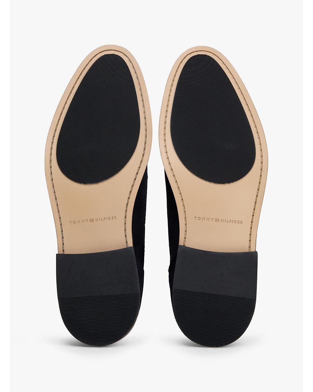 Tommy Hilfiger Blue Suede Derby Shoes for men