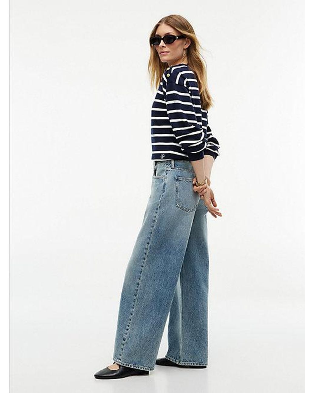 Tommy Hilfiger Blue Nola Low Rise Straight Faded Jeans