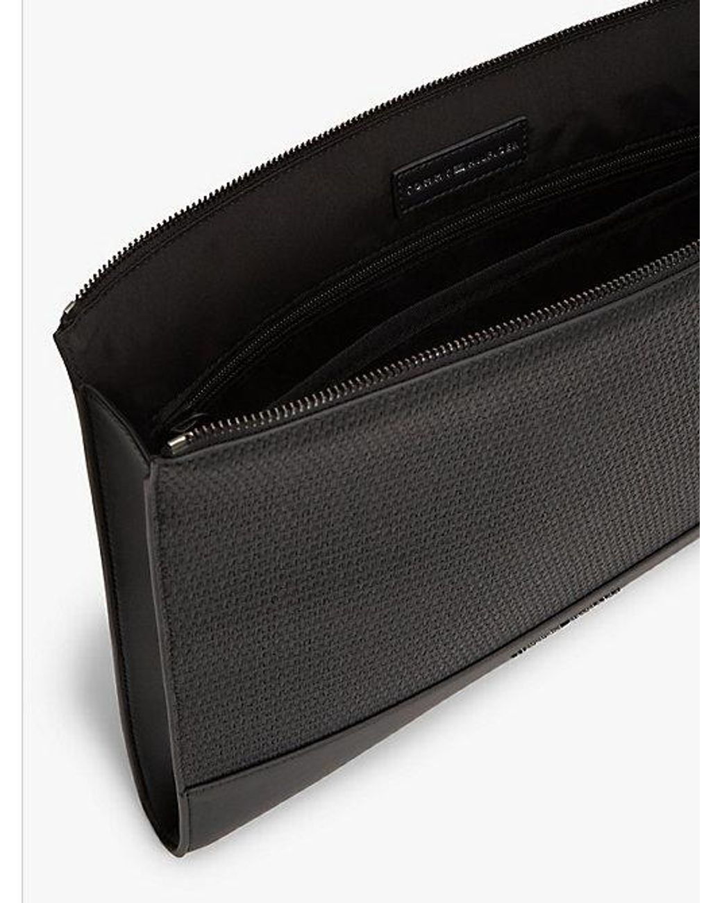 Tommy Hilfiger Geweven Laptop Sleeve Met Metalen Logo in het Black voor heren