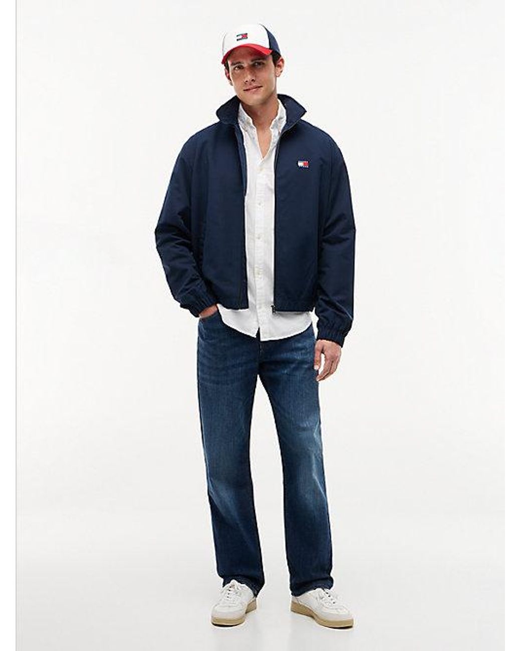 Tommy Hilfiger White Stretch Oxford Cotton Slim Fit Shirt for men