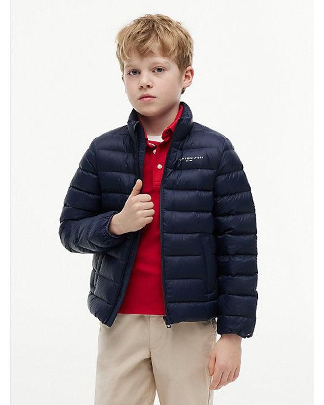 Tommy Hilfiger Blue Essential Lightweight Down Jacket