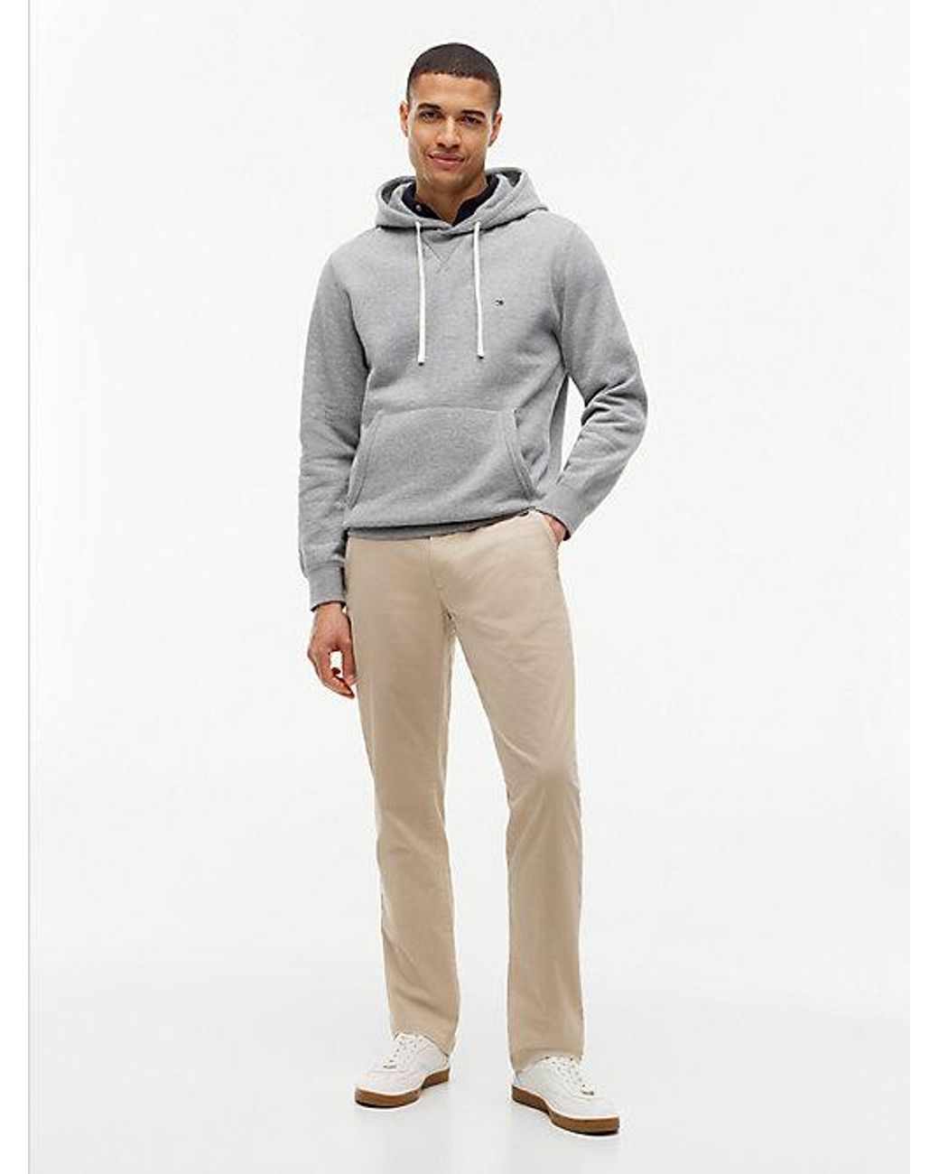 Tommy Hilfiger Natural Harlem Tapered Leg Twill Chinos for men