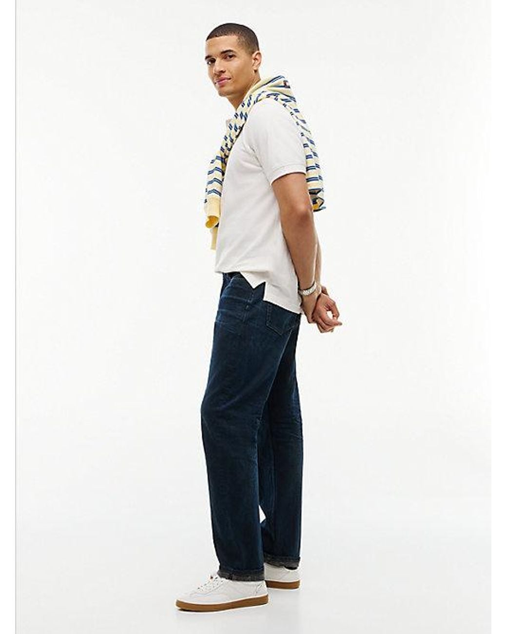 Tommy Hilfiger Blue Tommy Jeans Ryan Slim Straight Selvedge Jeans for men