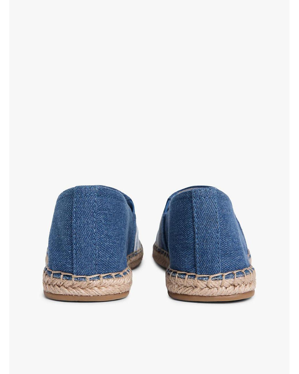 Tommy Hilfiger Blue Canvas Espadrilles