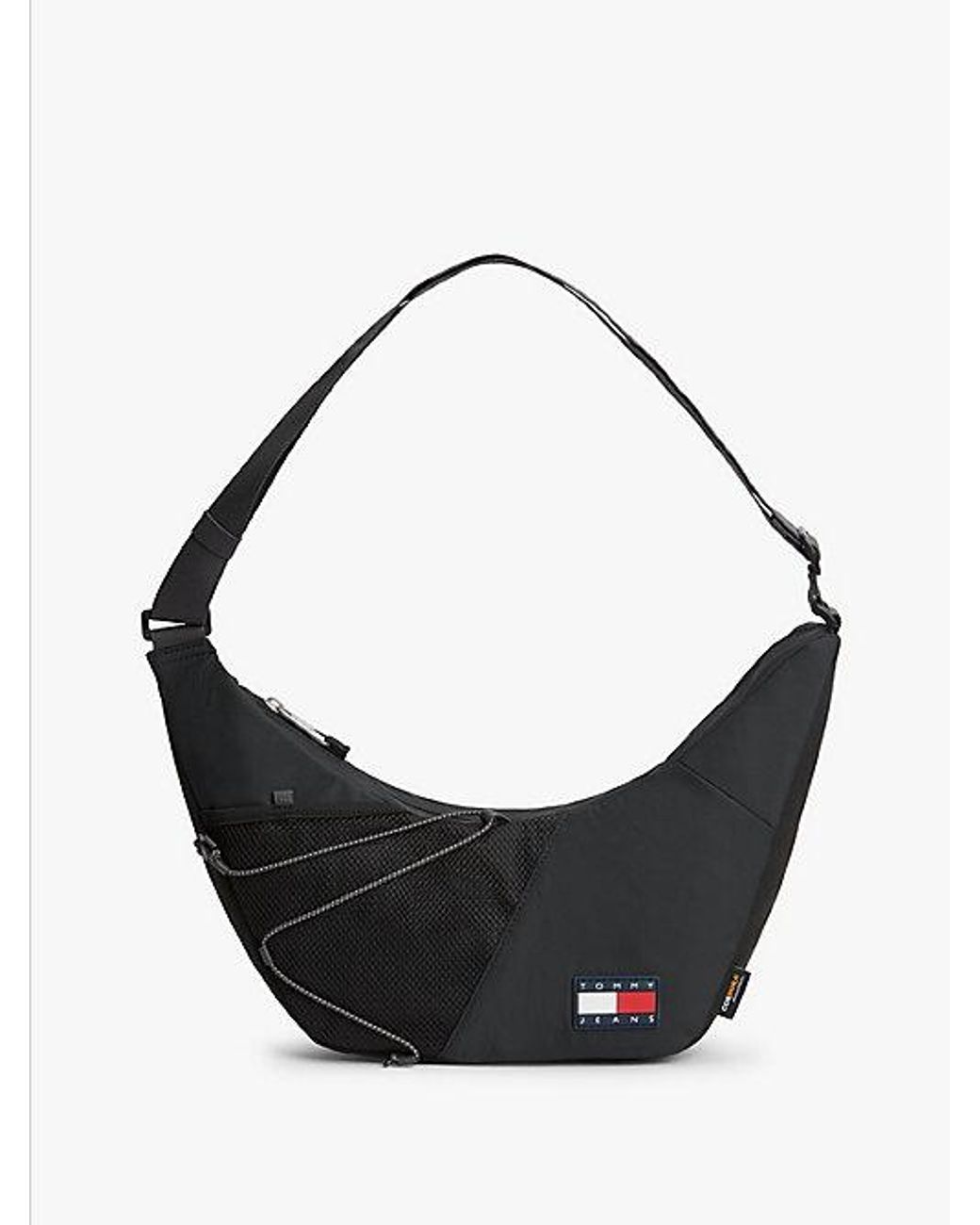 Tommy Hilfiger Black Logo Outdoor Crossbody Bag for men