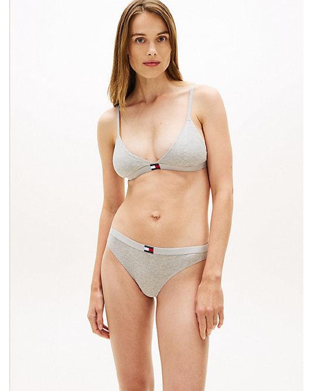 Pack De 5 Tangas Heritage Con Logo Tommy Hilfiger de color White