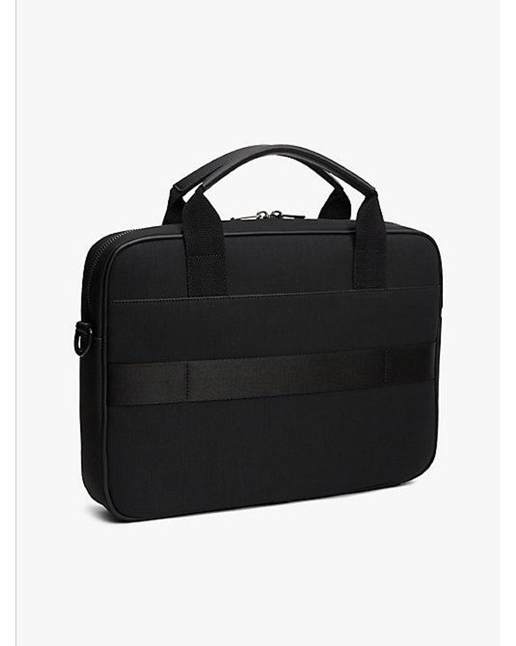 Tommy Hilfiger Laptoptasche Aus Textil Mit Logo-Patch in Black für Herren
