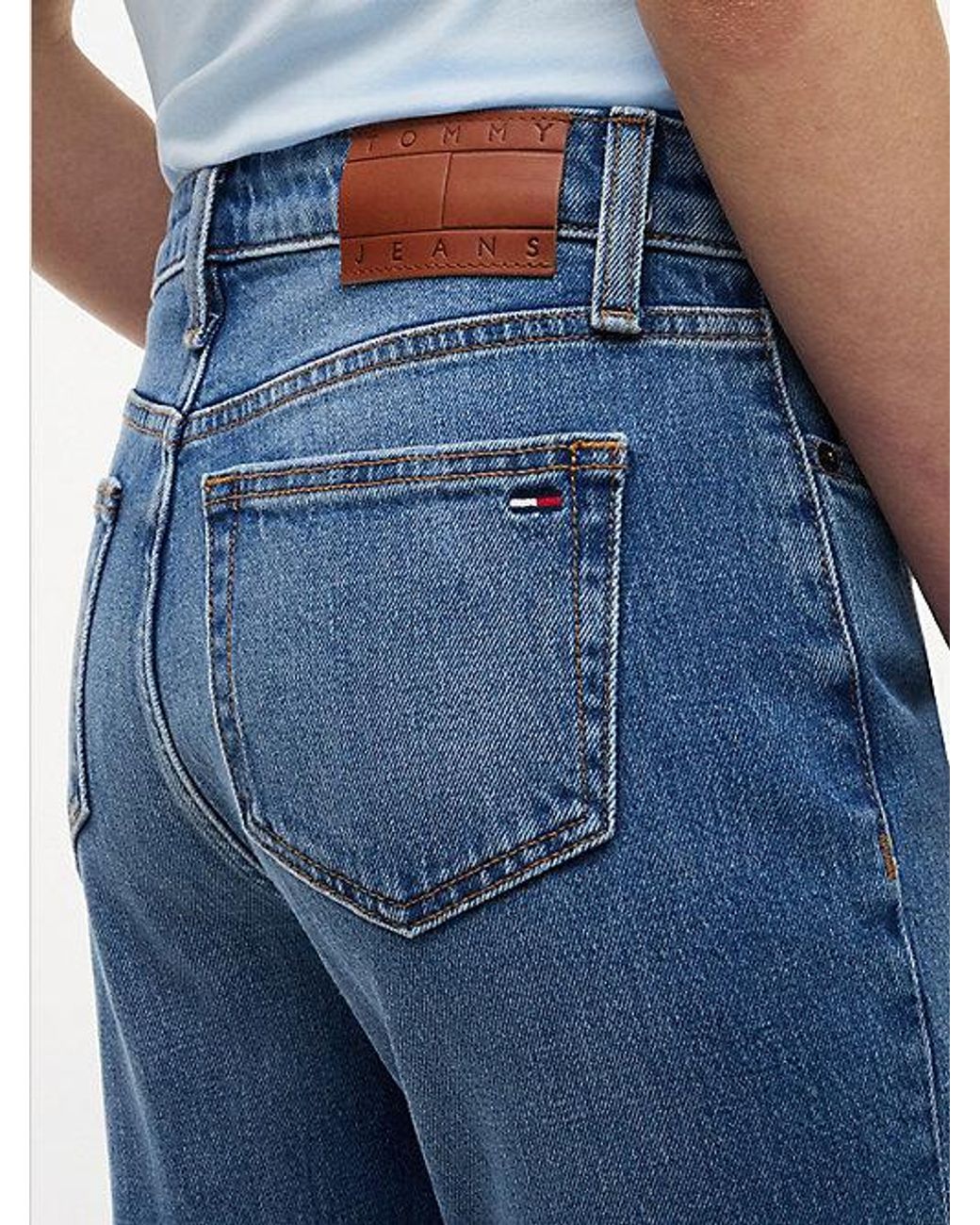 Tommy Hilfiger Blue Mid Rise Slim Jeans