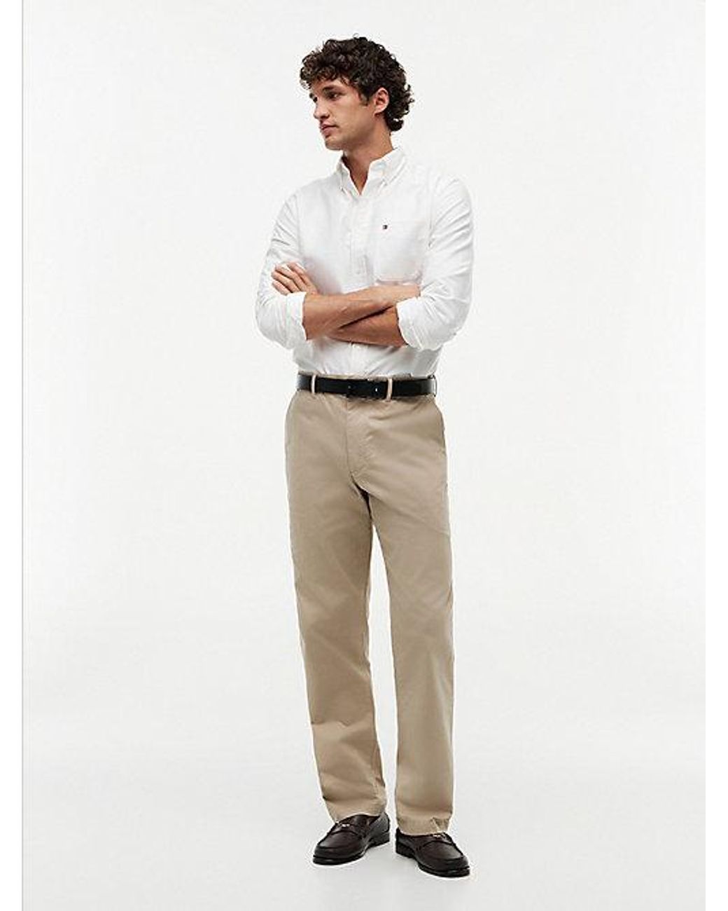 Tommy Hilfiger Natural Dover Regular Twill Chinos for men