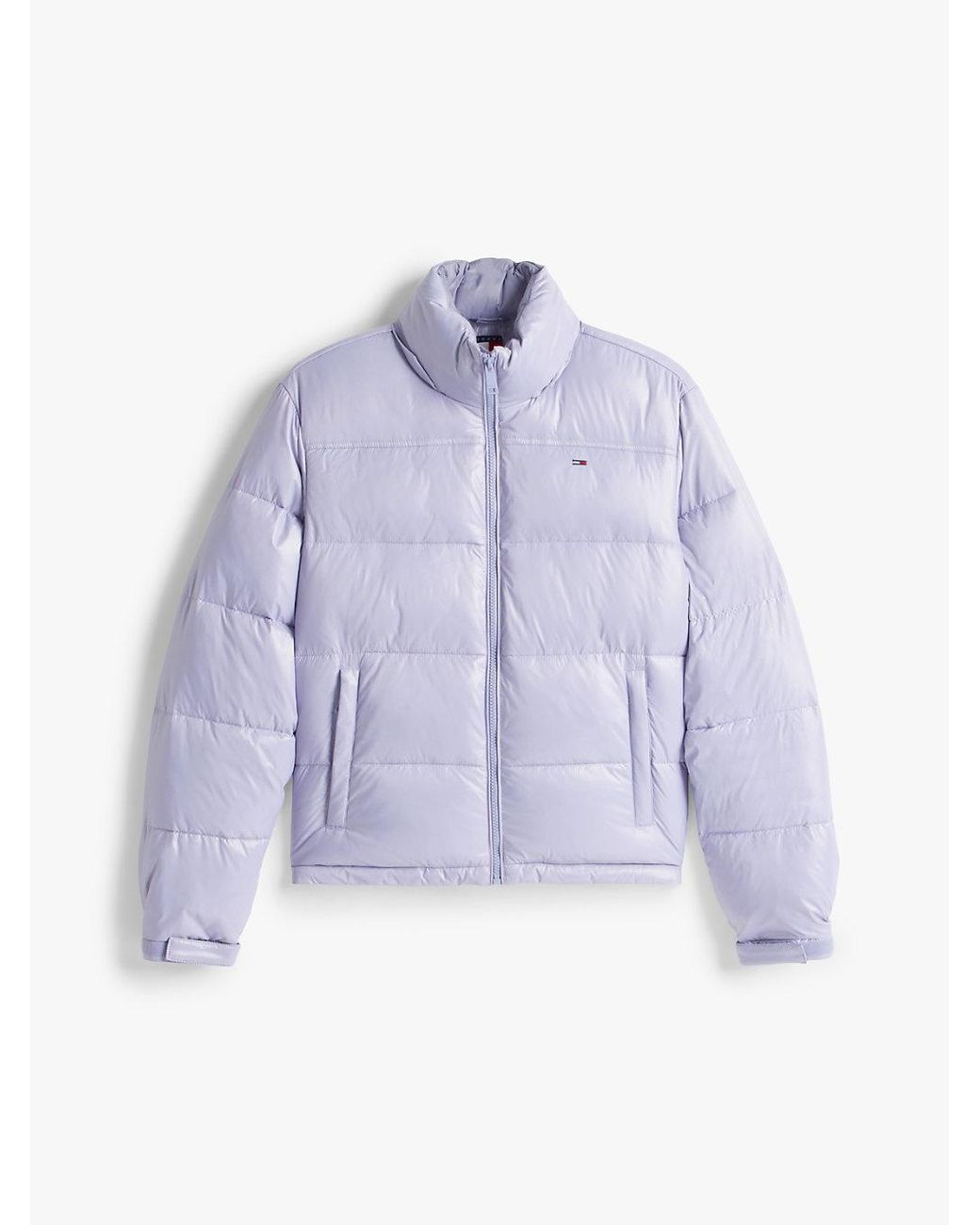 Tommy Hilfiger Blue Packable Shiny Puffer Jacket