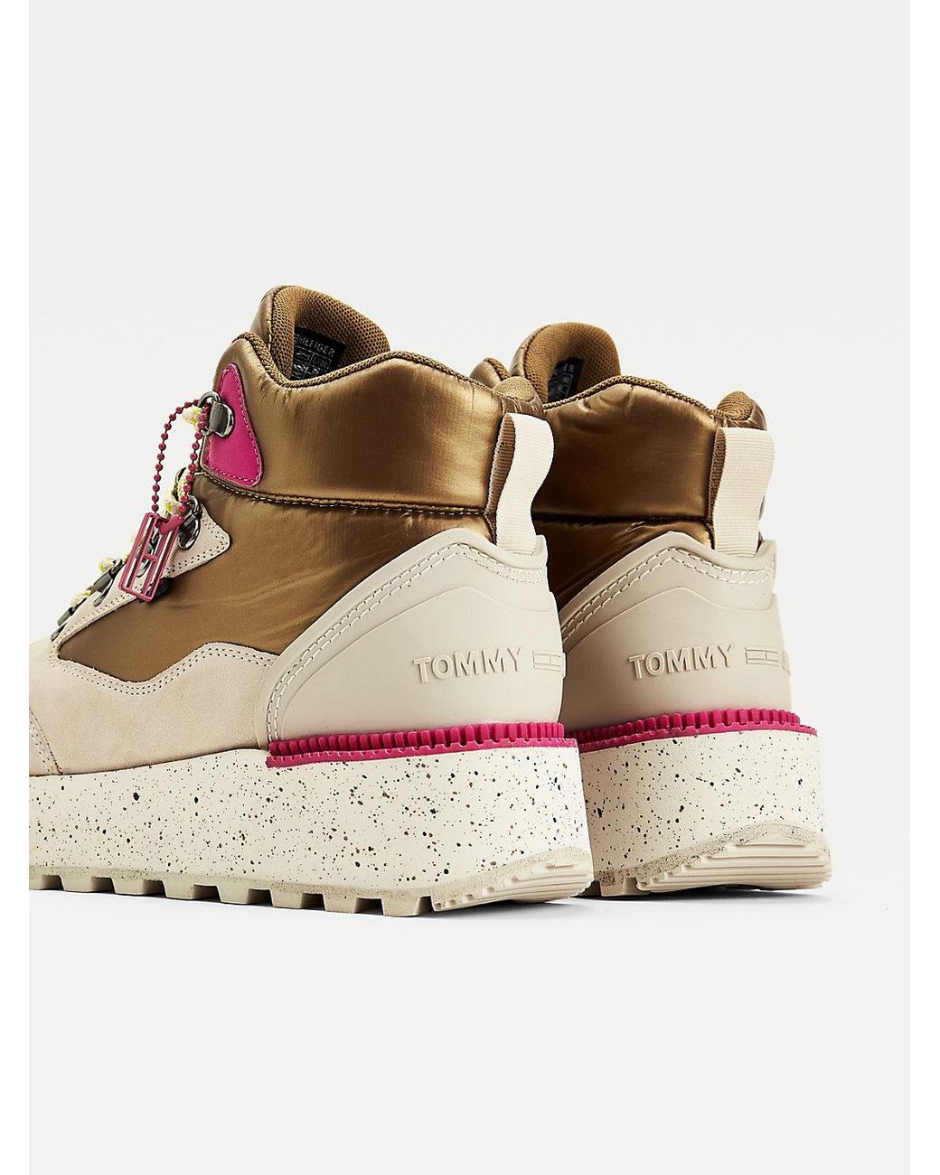 Tommy Hilfiger Leather Hybrid Flatform 