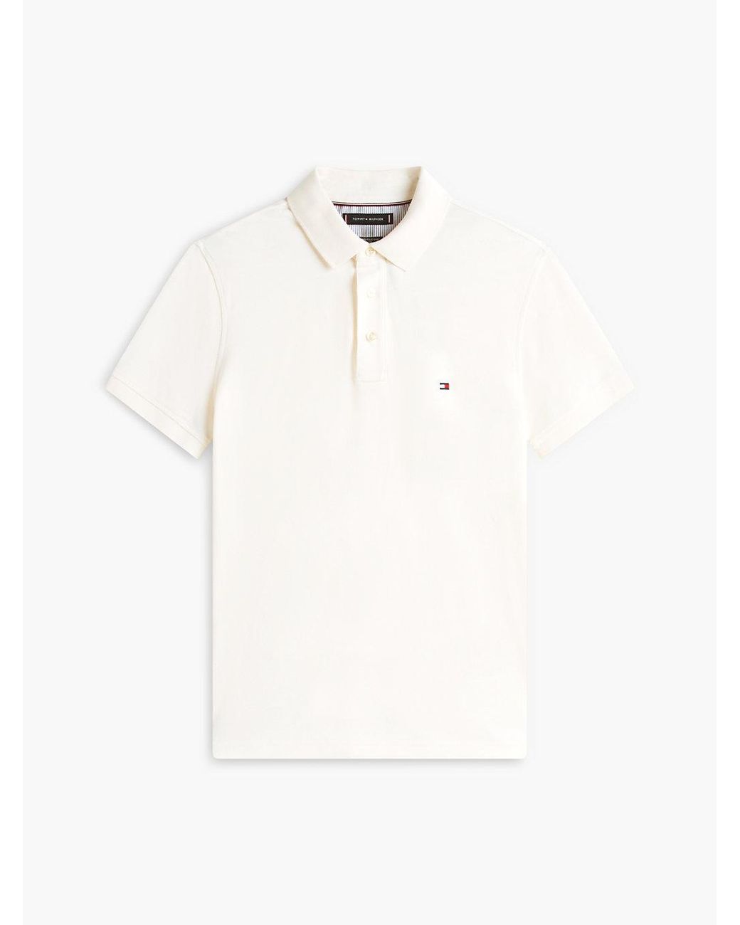 Tommy Hilfiger Natural 1985 Slim Fit Pique Polo Shirt for men