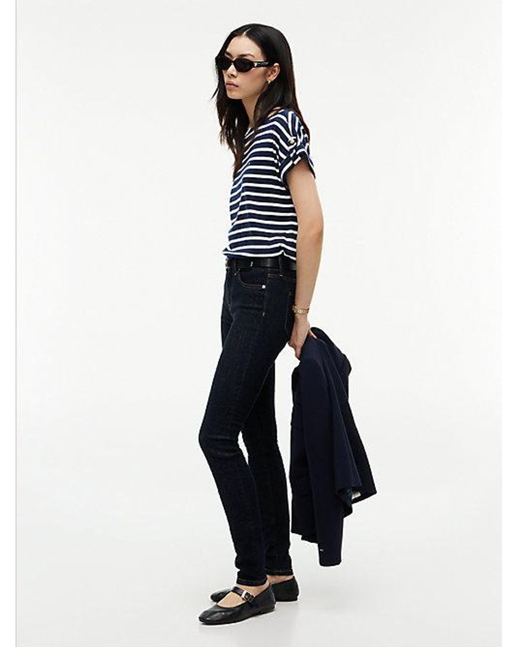 Tommy Hilfiger Blue Como Mid Rise Skinny Jeans