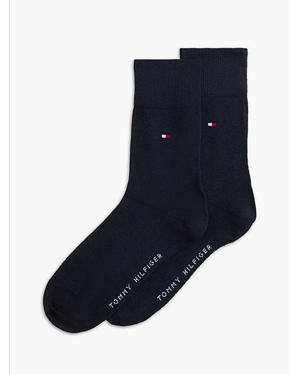 Tommy Hilfiger Blue 2 Pack Flag Embroidery Ankle Socks
