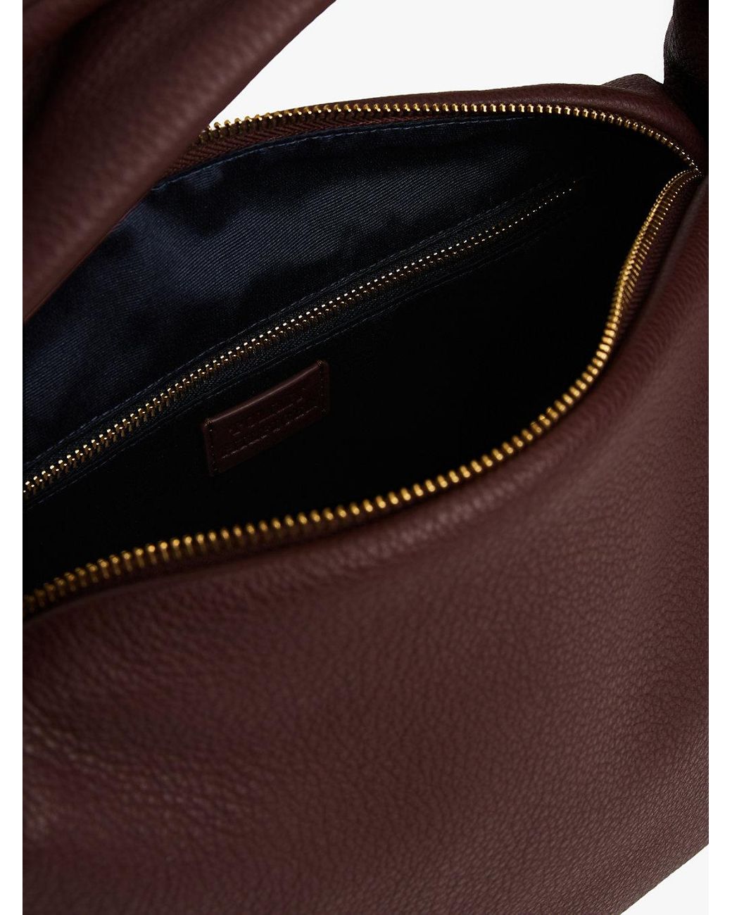 Tommy Hilfiger Brown City Leather Twist Handle Shoulder Bag