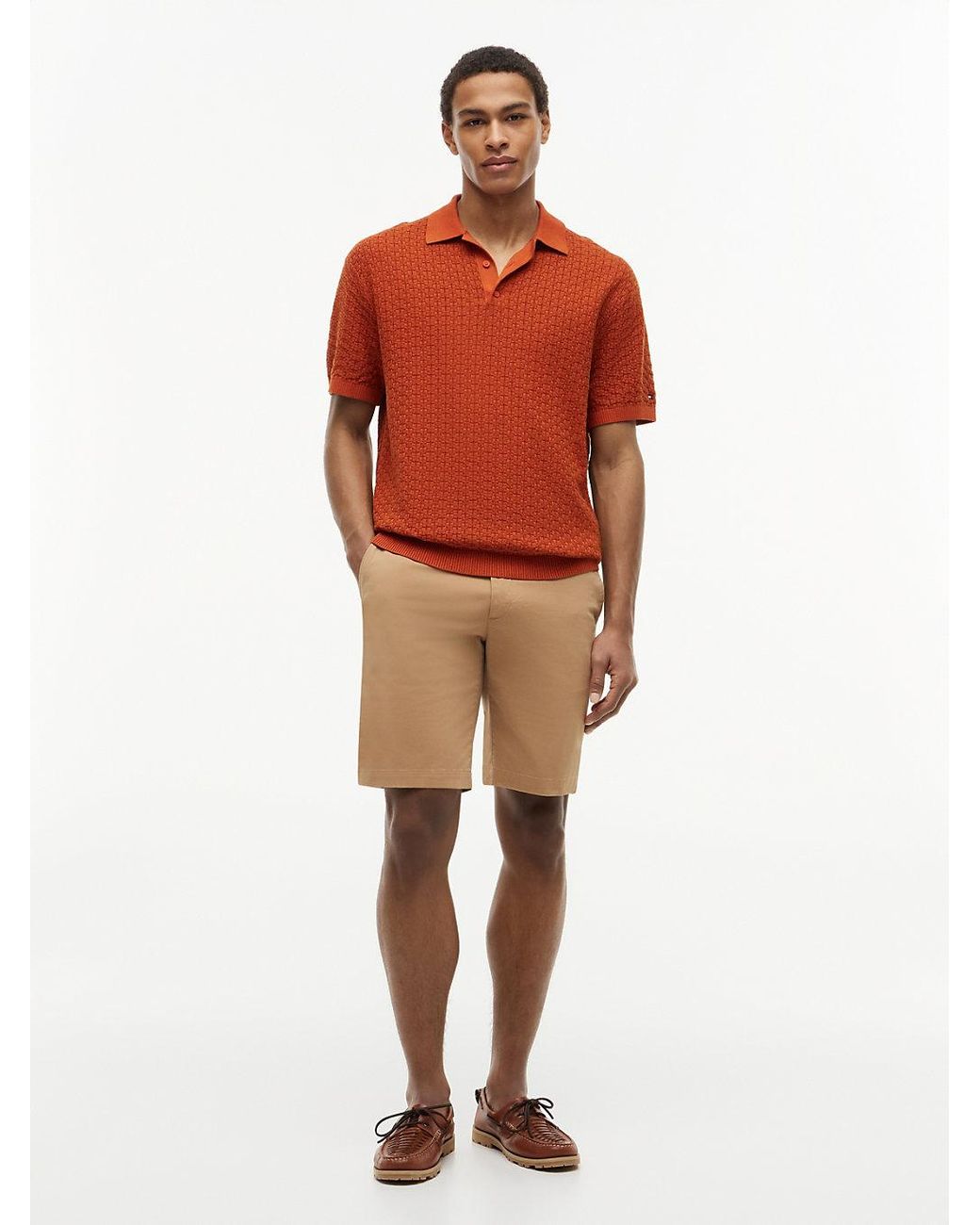 Tommy Hilfiger Washed Structured Polo Shirt for men